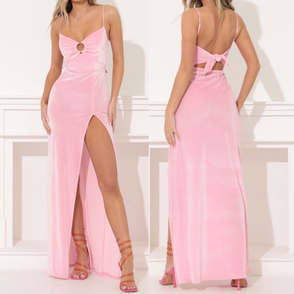 Lucy In The Sky | Mari Velvet Maxi Dress
